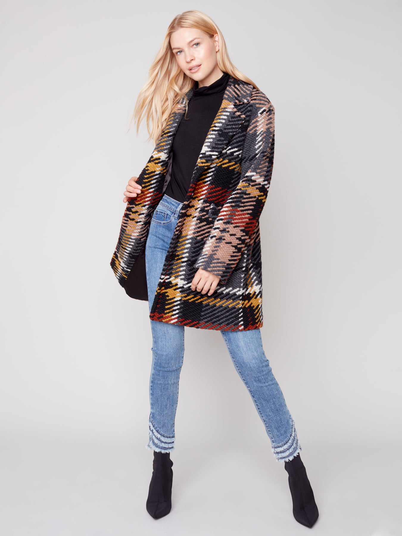 Charlie B Plaid Car Coat with Lining – Yogi's Closet